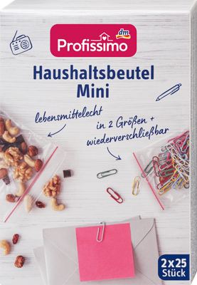 Profissimo mini vrećice zip 50 kom. T