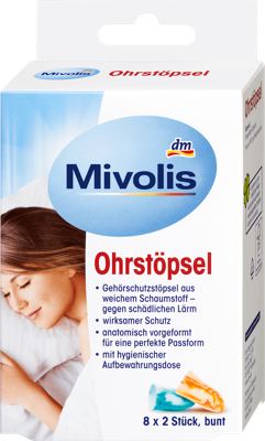 Mivolis čepići za uši 8x2 kom. T