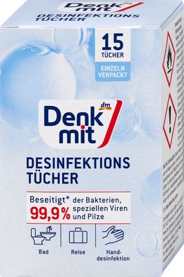 Denkmit dezinfekcijske maramice 15 kom.