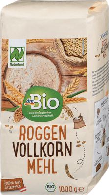 dmBio integralno raženo brašno 1 kg