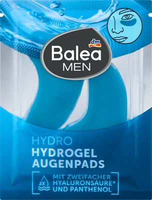 Balea MEN hidrogel maska/oči 2 kom.