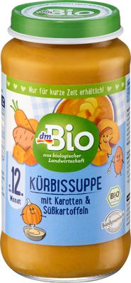 dmBio 12+ mj. juha od bundeve 250 g