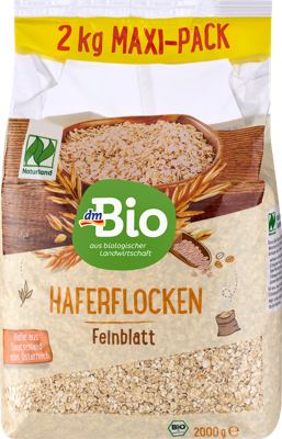 dmBio sitne zobene pahuljice 2 kg TT