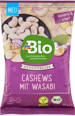 dmBio indijski oraš. s wasabijem 50 g T