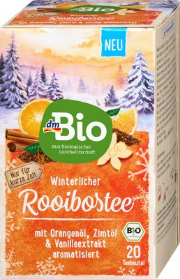 dmBio zimski rooibos čaj 20 vr. 40 g