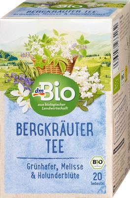 dmBio čaj planinski 20 x 1,75 g, 35 g