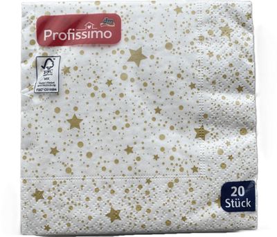 Profissimo ubrusi 25x25 zvijez. 20 kom.