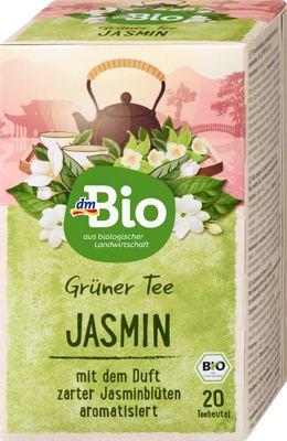 dmBio čaj zeleni jasmin 20x1,5 g, 30 g