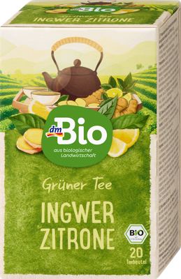 dmBio čaj zeleni& đum&lim 20x2g, 40 g