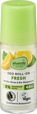 alverde deo roll-on menta&bergamot 50 ml