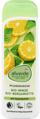 alverde gel/tuš. menta & bergamot 250 ml