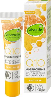 alverde krema/oči Q10 grejp/p.trn 15 ml