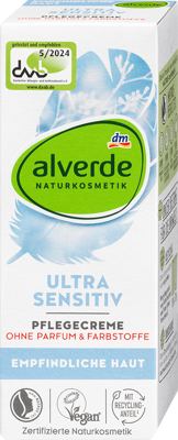alverde ul.sensitiv krema za lice 50 ml