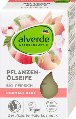 alverde tvrdi sapun breskva 100g