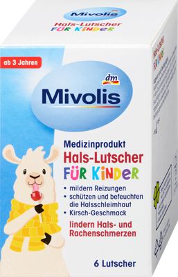Mivolis dječ. lizalice za grlo 6 kom.