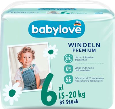 babylove pelene 6 XL 32 kom.