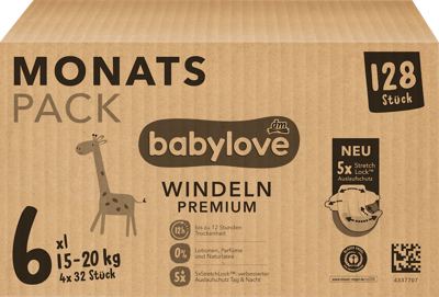 babylove pelene MP 6 XL 4x32kom.