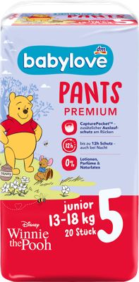 babylove pel.gaćice 5 junior 20 kom.