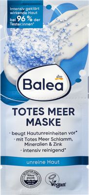 Balea maska/lice blat. Mrtvo m. 2x8 ml T