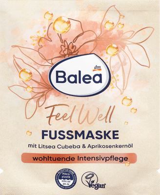 Balea maska za stopala Feel Well 15 ml