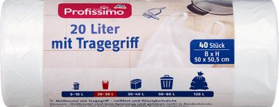 Profissimo vreće za smeće/ručk.20l/40k T