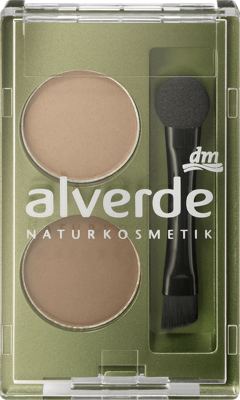 alverde puder za obrve Duo 02