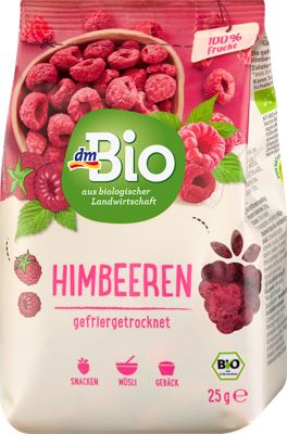 dmBio sušene maline 25 g T