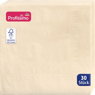 Profissimo ubrusi 33x33 cm šamp. 30 kom.