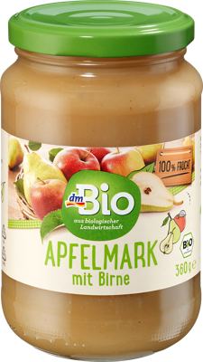dmBio pire od jabuke i kruške 360g