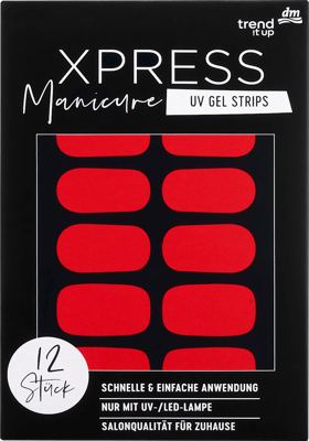 tIU folija/manik.UV gel crvena 12 kom.