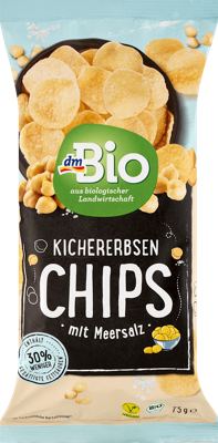 dmBio čips od slanut.s mor.soli 75 g