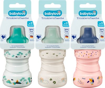 babylove bočica s kljunom 260 ml 9+