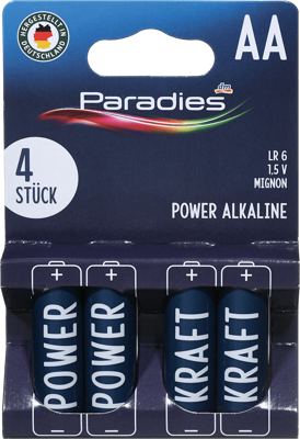 Paradies alk. baterije Mignon AA 4 kom.