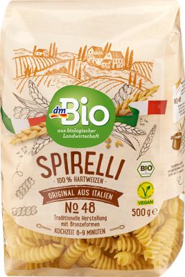 dmBio tjestenina Spirelli 500 g