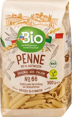 dmBio tjestenina Penne 500 g
