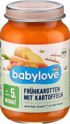 babylove EKO kašica mrkva&krum. 5+ 190 g