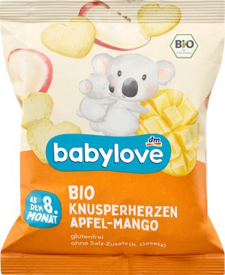 babylove EKO snack 8+ jabuka mango 30 g