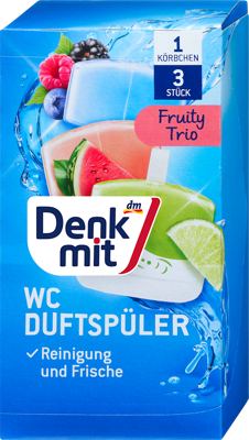 Denkmit WC gel Fruty-Trio 3x55ml+koš T