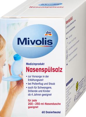 Mivolis sol za ispir. nosa 60 kom.