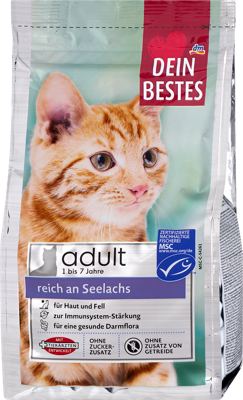 DB mačka Adult suha hrana losos 750 g
