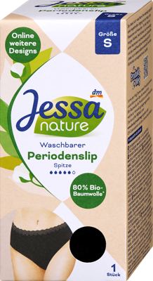 Jessa menstr. gaćice čipka S 1 kom.