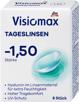 Visiomax dnevne leće -1,50 8 kom.