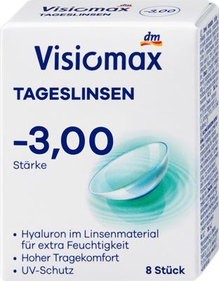 Visiomax dnevne leće -3,00 8 kom.