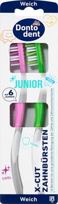 Dontodent zub.dj.č.Junior 6+ soft 2 kom.