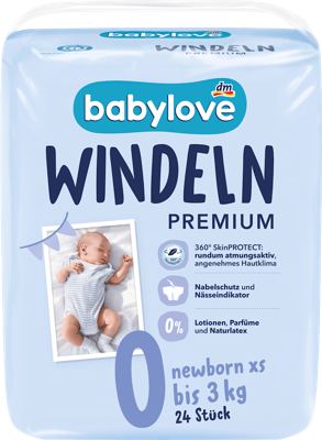 babylove pelene XS newborn 24 kom.