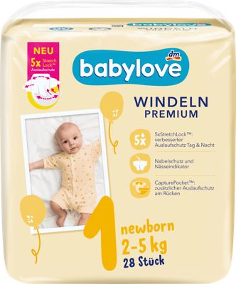 babylove pelene 1 newborn 28 kom.