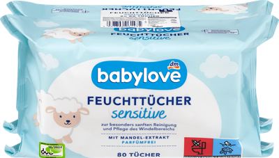 babylove vl.maramice sensitive 2x80kom.
