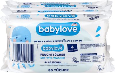 babylove vl. maram. 99% vode 4x80 kom.