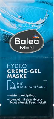 Balea MEN Hydro gel maska za lice 16 ml