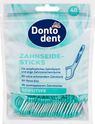 Dontodent zub.konac na drž.Sens.40 kom.